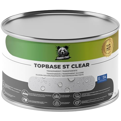 TopBase ST Clear – Skaidrus Silikoninis Hermetikas Stiklui ir Latakams Kasetėje, 0.18-0.4 kg