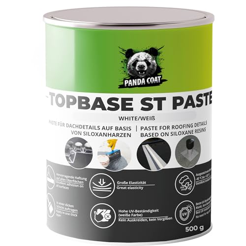 TopBase ST Paste – Silikon-Dichtmasse für Fugen und Risse, Grau/Weiß, 0,2-1 kg