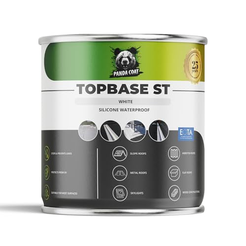 TopBase ST – Silikon-Flüssigkunststoff Dachabdichtung, Grau/Weiß, 1-22 kg