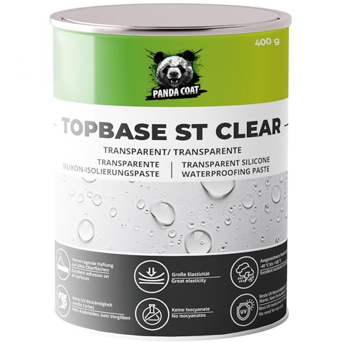 TopBase ST Clear – Skaidrus Silikoninis Hermetikas Stiklui ir Latakams Kasetėje, 0.18-0.4 kg