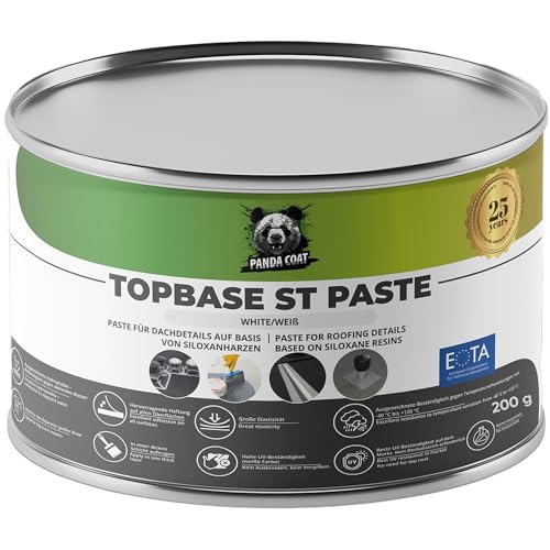 TopBase ST Paste – Silikon-Dichtmasse für Fugen und Risse, Grau/Weiß, 0,2-1 kg