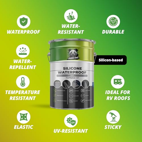 TopBase ST – Silikon-Flüssigkunststoff Dachabdichtung, Grau/Weiß, 1-22 kg